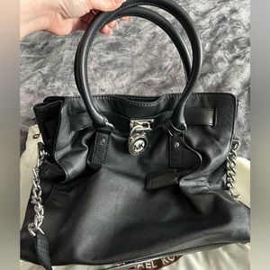 COPY - Michael Kors black leather handbag